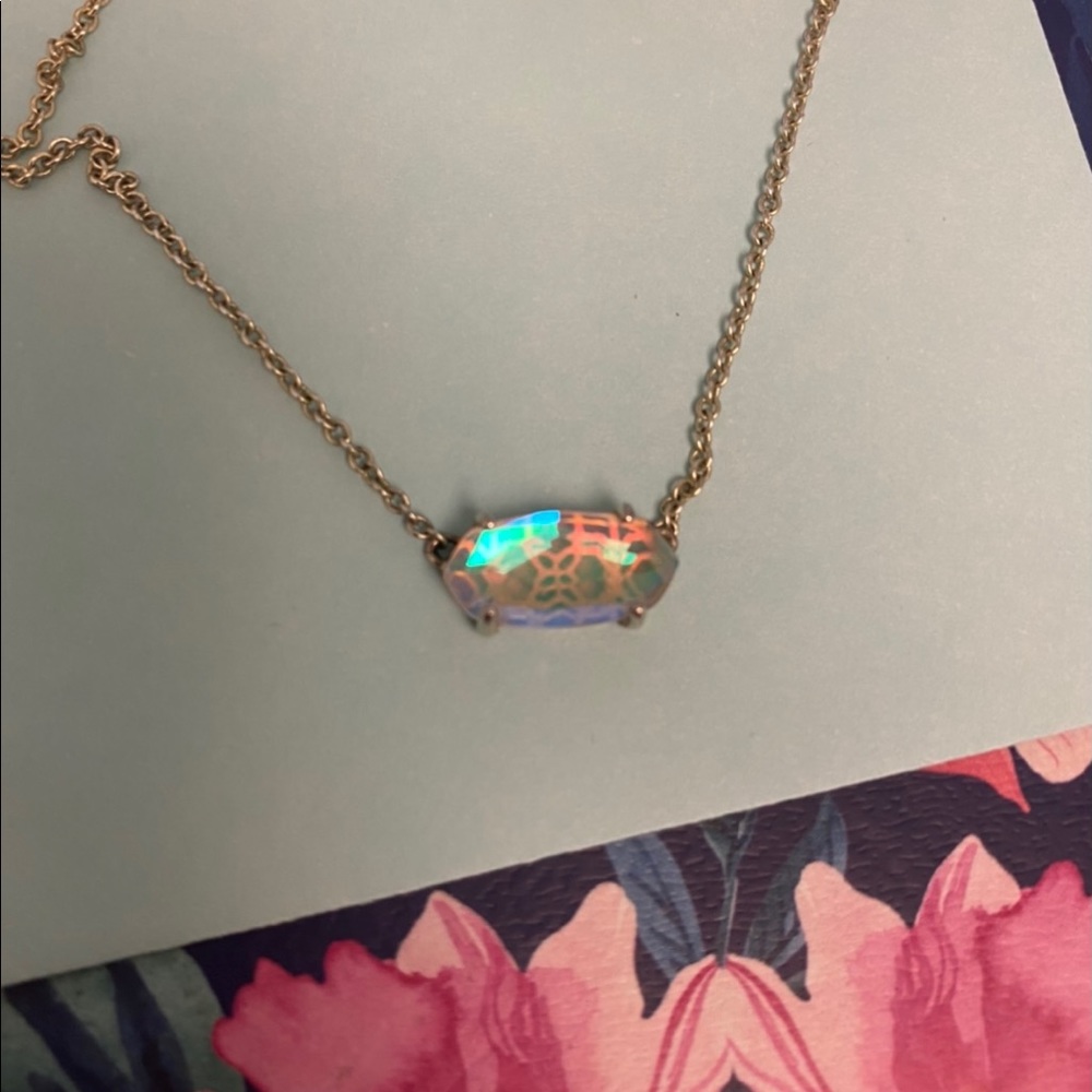 Kendra Scott gold Ever necklace- GUC